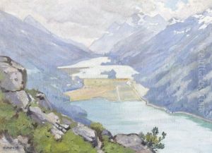 Silvaplaner- Und Silsersee by Fritz Mock