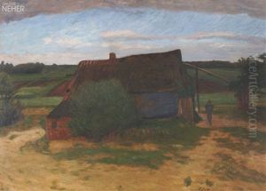 Stelldichein In Der Kuche by Otto Modersohn