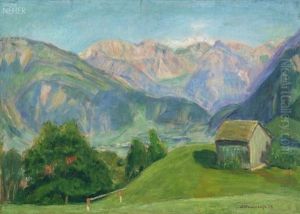 Stelldichein In Der Kuche by Otto Modersohn