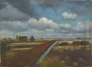 Stelldichein In Der Kuche by Otto Modersohn