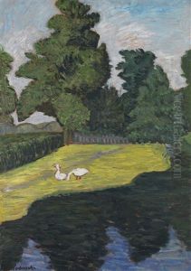An Der Wumme Mit Gansen An Der Wumme Mit Gansen