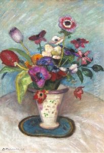 Blumenstrauss by Otto Modersohn
