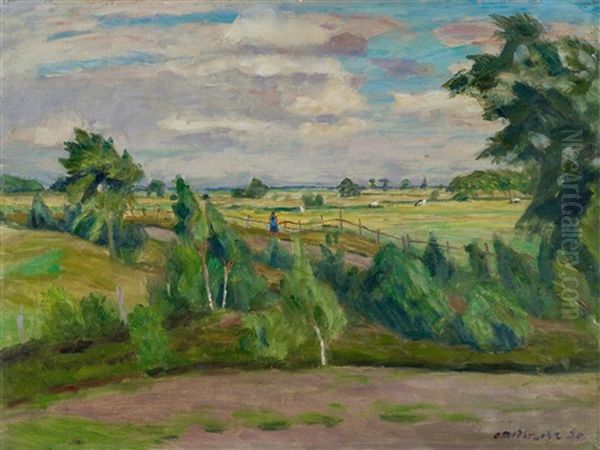 Sommertag - Weg An Der Surheide - view 1