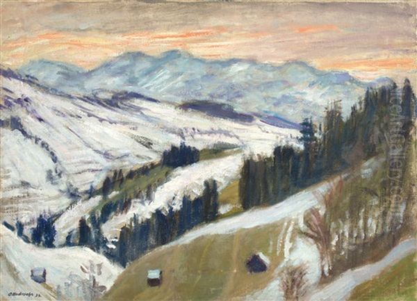 Der Gailenberg Im Winter - view 1