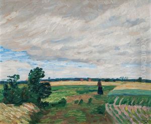 Landschaft Bei Worpswede by Otto Modersohn