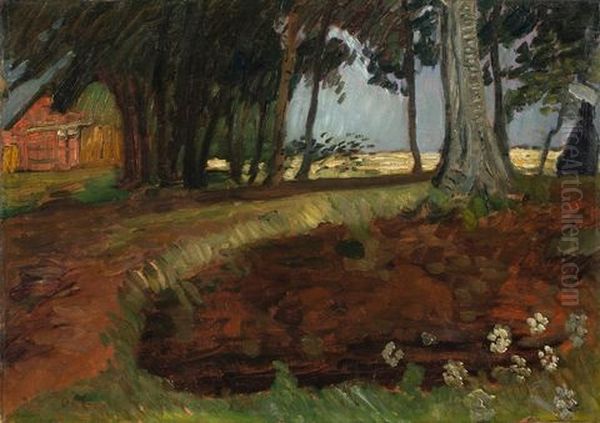 Worpsweder Landschaft Mit Bauernhof - view 1