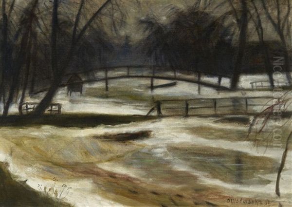 Tauwetter (winter An Der Schleuse) - view 1