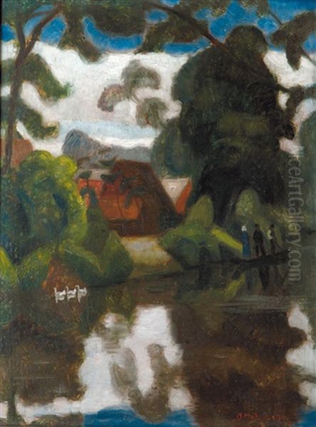 Morgen An Der Wumme (morning By The River Wumme) - view 1