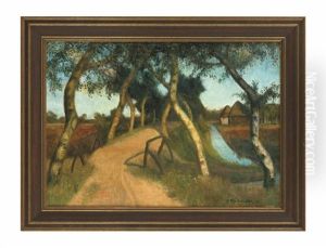 Sandweg Mit Birken