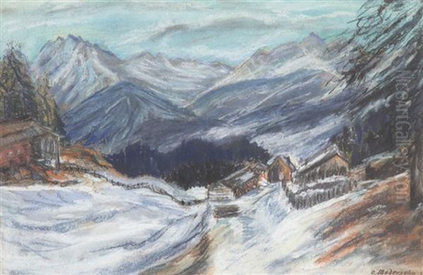 Winterliche Gebirgslandschaft Bei Hindelang - view 1