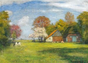 Fruhlingslandschaft by Otto Modersohn