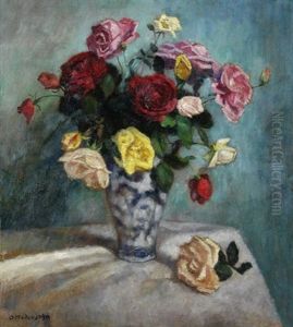 Stillleben Mit Rosen Stillleben Mit Rosen