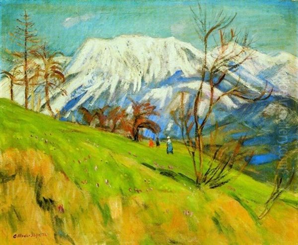 Marzsonne Am Gailenberg - Iseler Im Schnee - view 1