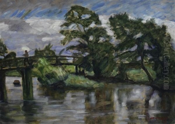 Sommerlandschaft Mit Steg - view 1