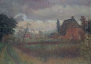 Herbstliche Garten (bei Lehrer Baden) by Otto Modersohn