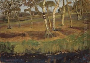 Worpsweder Landschaft by Otto Modersohn