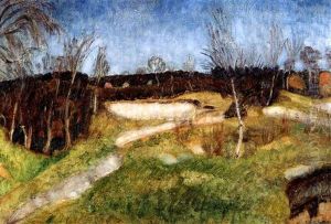 Fruhlingstag In Der Surheide by Otto Modersohn