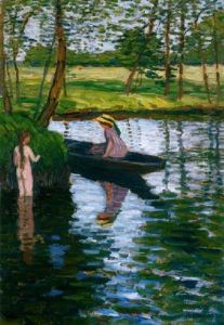 Sommerliche Wummelandschaft by Otto Modersohn