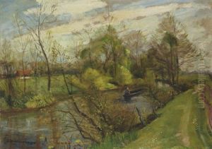 Fruhling An Der Wumme by Otto Modersohn
