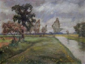 Fruhlingstag An Der Wumme by Otto Modersohn