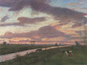 Abend An Der Wumme by Otto Modersohn