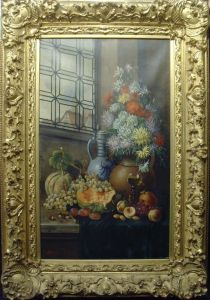Stillleben Vorfensteraussicht by Max Otto Beyer