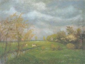 Fruhling In Fischerhude (gewitterstimmung Bei Bohling) by Otto Modersohn