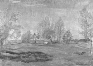 Wummewiesen Im Fruhling by Otto Modersohn