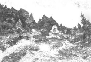 Moorlandschaft Mit Wollgras Im Mai by Otto Modersohn