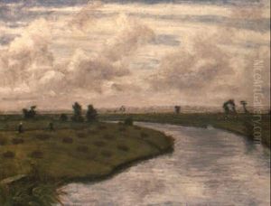Heumahd An Der Wumme by Otto Modersohn