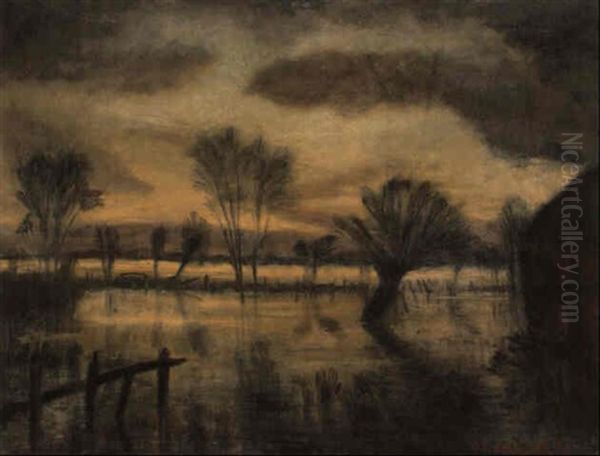 Winterlandschaft (moornacht) - view 1