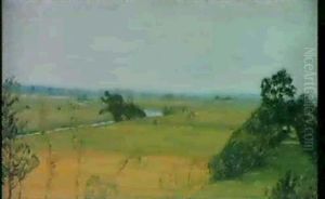 Blick Aus Dem Atelierfenster by Otto Modersohn