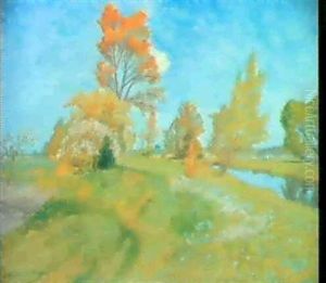 Fruhlingsmorgen by Otto Modersohn