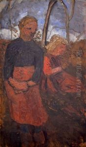 Mountainous Landscape by Paula Modersohn-Becker