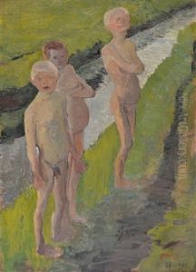 Mountainous Landscape by Paula Modersohn-Becker