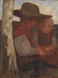 Mountainous Landscape by Paula Modersohn-Becker