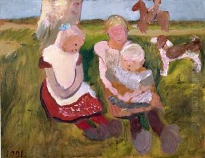 Mountainous Landscape by Paula Modersohn-Becker