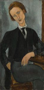 Portrait De Baranowski by Amedeo Modigliani