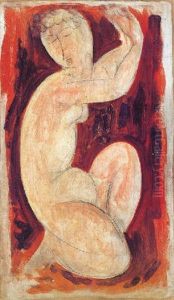 Cariatide Rouge by Amedeo Modigliani