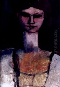 Buste De Jeune Femme by Amedeo Modigliani