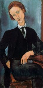 Portrait De Baranowski by Amedeo Modigliani