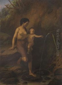 Mother And Child by Jan Daniel Beynon