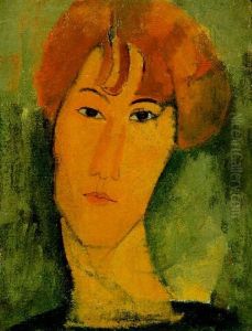 Jeune Femme Rousse A La Collerette by Amedeo Modigliani