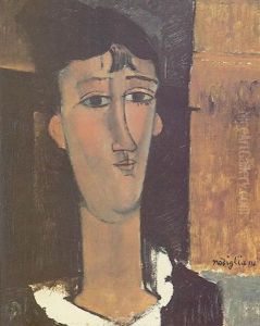 Portrait D'une Jeune Femme (la Concierge) by Amedeo Modigliani