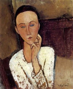 Lunia Czechowska (la Main Gauche Sur La Joue) by Amedeo Modigliani