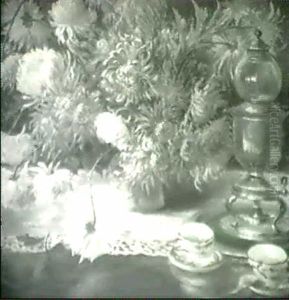 Still Life With Zinnias by Theodore P. Modra