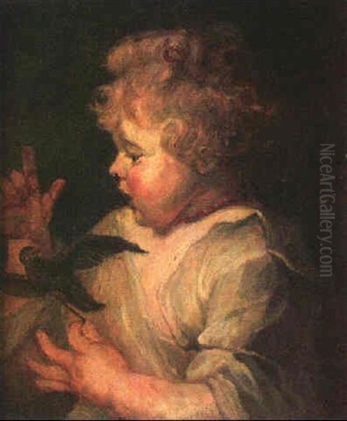 Nino Con Pajarito - view 1