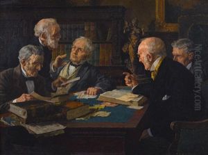 A Heated Debate by Louis Charles Moeller