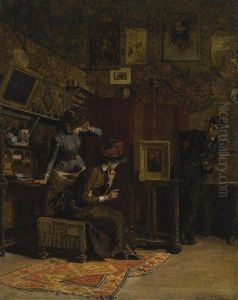 The Art Critic by Louis Charles Moeller