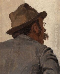 Man From The Back With Glasses